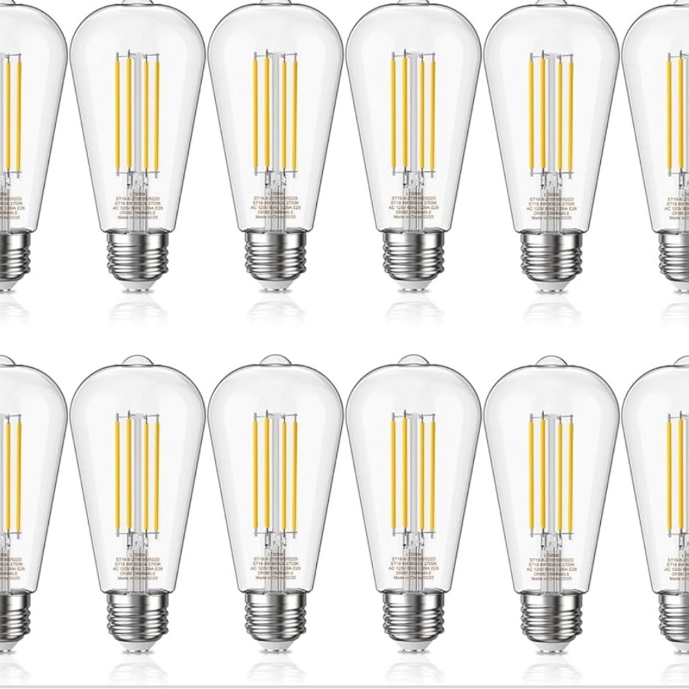 LED Filament Bulbs - Silver Base